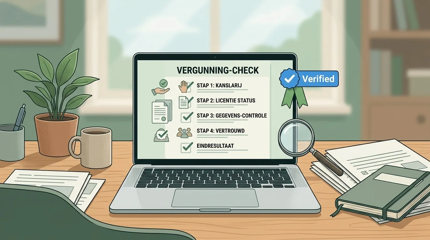 Een rustige controlelijst voor vergunning, domein en aanbieder bij online kansspelen